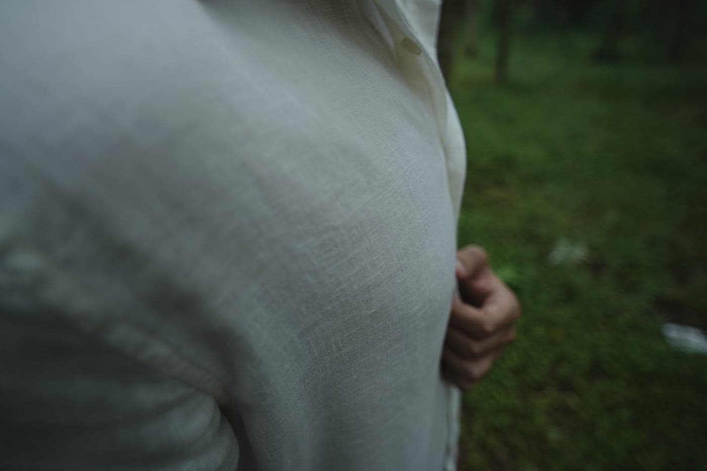 Premium linen fabric texture